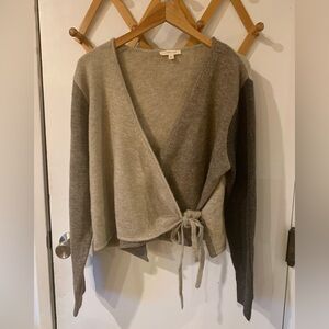Sold out Size L Grade & Gather Colorblock Wrap Tie Cardigan